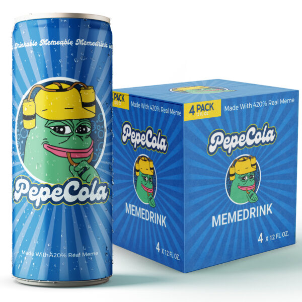 4-Pack Pepecola Memedrink